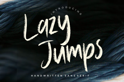 Lazy Jumps Sans Serif Font Creatype Studio 
