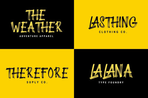 Lazy Rock Font Sakha Design Studio 