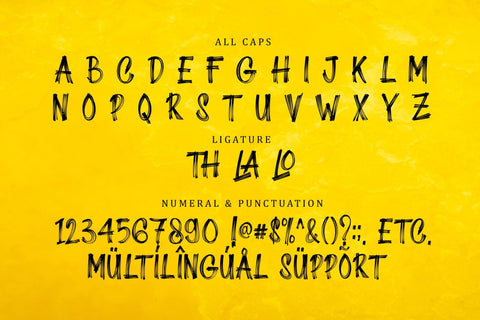 Lazy Rock Font Sakha Design Studio 