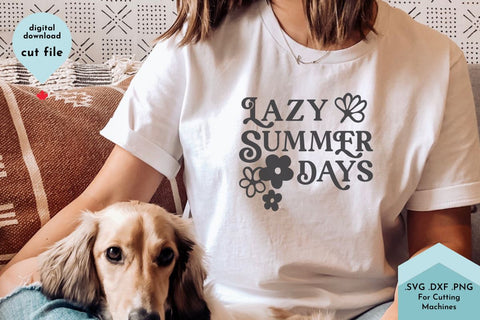 Lazy Summer Days SVG Cut File SVG Lettershapes 