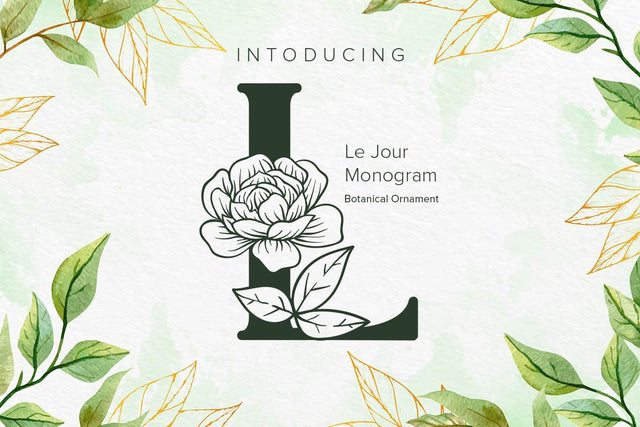 Le Jour Monogram Font Font Din Studio 
