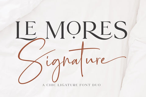 Le Mores Collection Font Duo Font Great Studio 