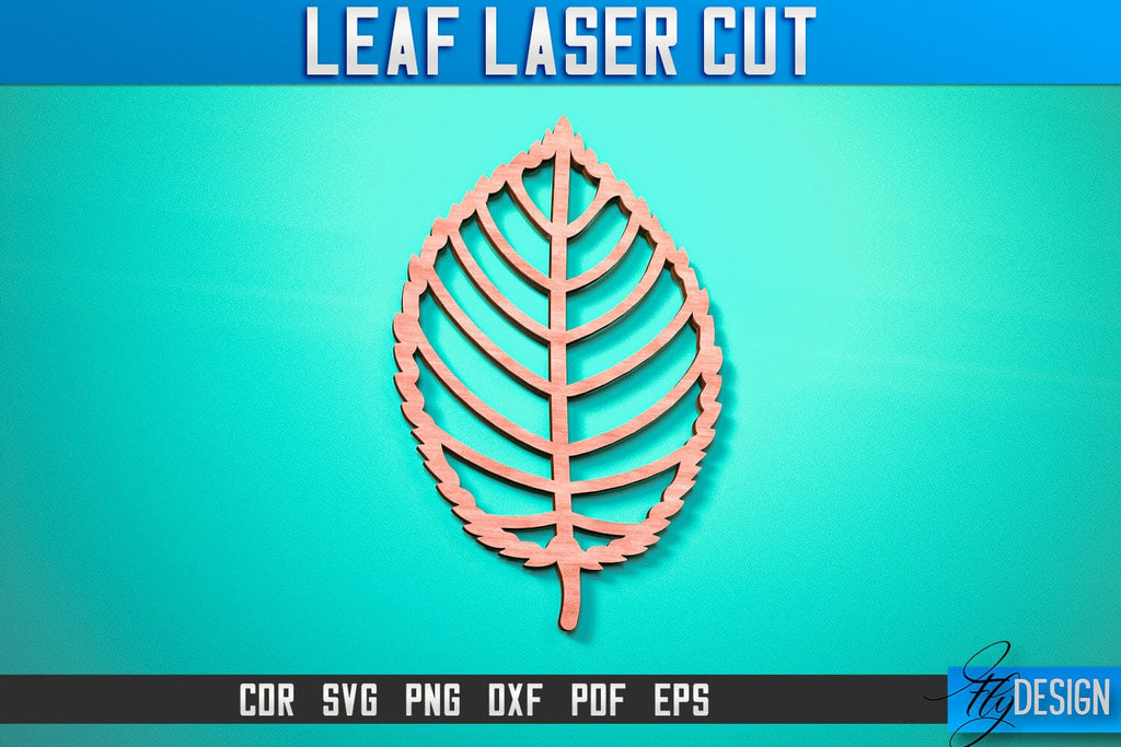 Leaf Laser Cut | Laser Cut SVG - So Fontsy