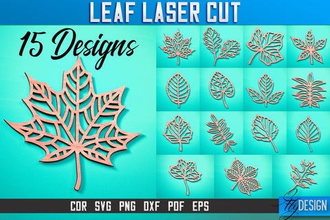 Leaf Laser Cut | Laser Cut SVG SVG Fly Design 