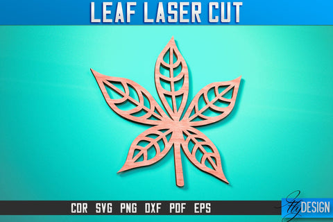 Leaf Laser Cut | Laser Cut SVG SVG Fly Design 