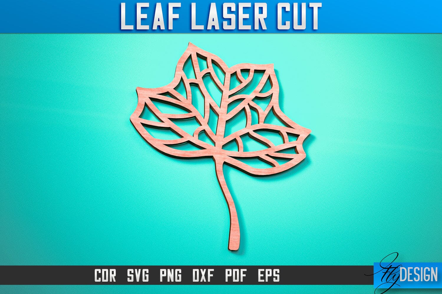 Leaf Laser Cut | Laser Cut SVG - So Fontsy