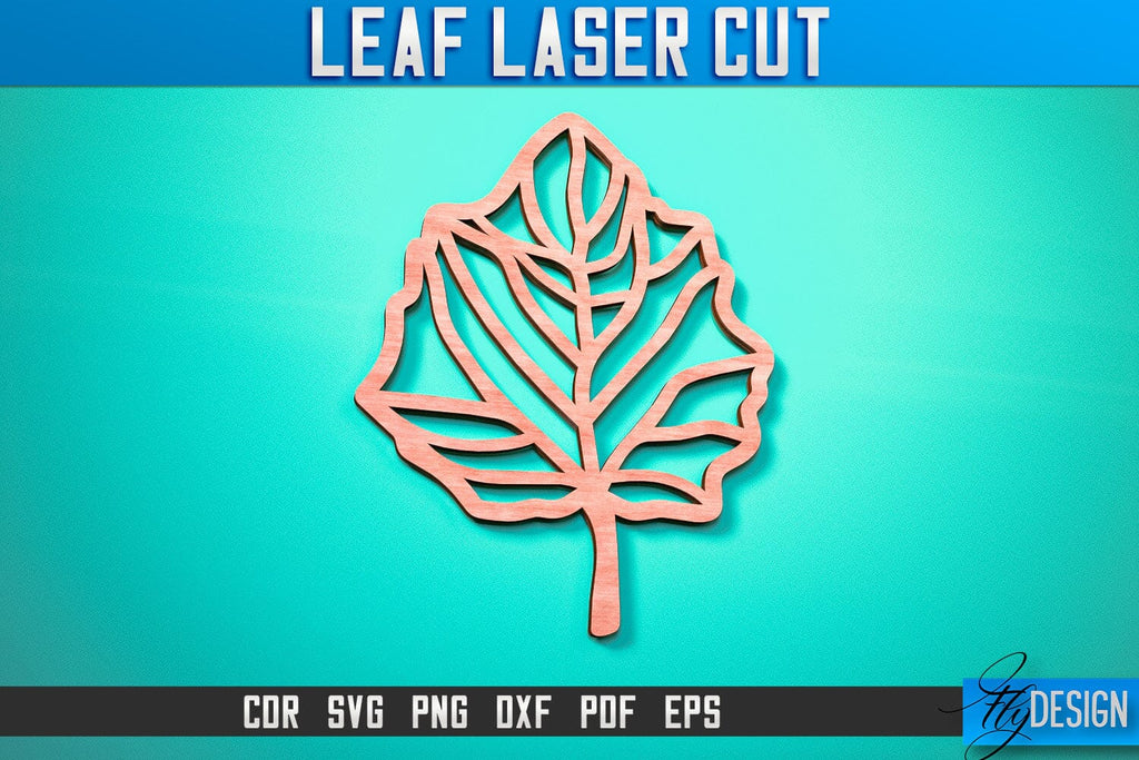 Leaf Laser Cut | Laser Cut SVG - So Fontsy