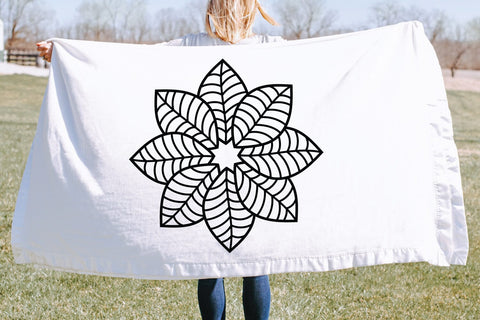 Leaf Mandala SVG Cut File SVG zoellartz 