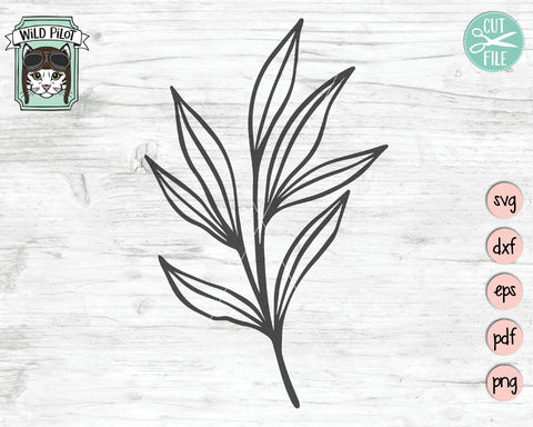 Leaf Set SVG Cut File SVG Wild Pilot 