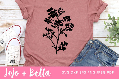 Leaf Shadow Prints SVG Flowers Svg, Rose Svg, Leaves svg, Botanical print, Botanical svg, flower svg bundle, flower svg, flower svg cricut SVG Jojo&Bella 