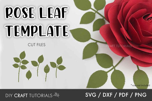 Leaf SVG Template - 1 SVG DIY Craft Tutorials 