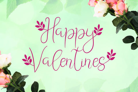 Leafing - Calligraphy Font Font Illushvara Design 