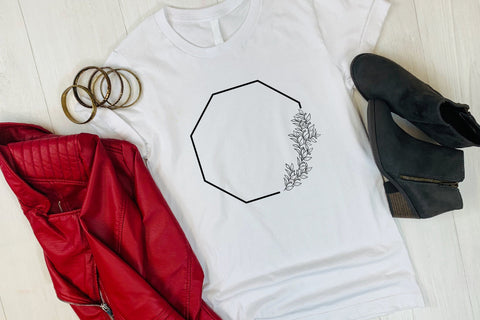 Leafy Frame SVG, Frame SVG, Monogram SVG SmmrDesign 