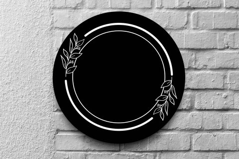 Leafy Frame SVG, Frame SVG, Monogram SVG SmmrDesign 