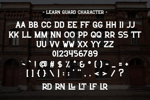 Learn Guard - Modern Slab Serif Font Masyafi Studio 