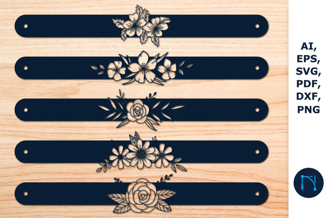 Leather Bracelet Template bundle SVG SVG MD JOYNAL ABDIN 