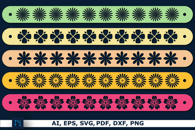 Leather Bracelet Template bundle SVG SVG MD JOYNAL ABDIN 