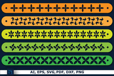 Leather Bracelet Template bundle SVG SVG MD JOYNAL ABDIN 