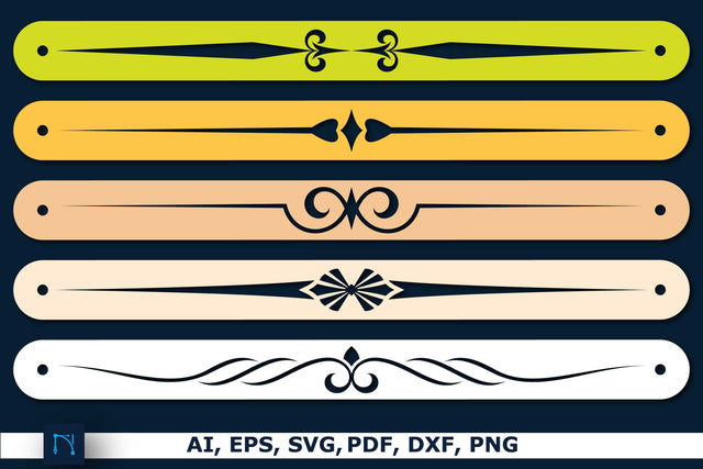 Leather Bracelet Template bundle SVG SVG MD JOYNAL ABDIN 