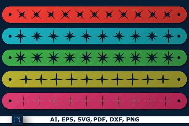 Leather Bracelet Template bundle SVG SVG MD JOYNAL ABDIN 