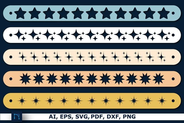 Leather Bracelet Template bundle SVG SVG MD JOYNAL ABDIN 