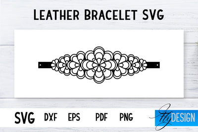 Leather Bracelets SVG | Bracelets SVG | Leather Design SVG Fly Design 