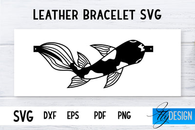 Leather Bracelets SVG | Bracelets SVG | Leather Design SVG Fly Design 