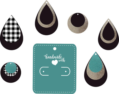 Leather Earring Templates and Earring Card So Fontsy Design Shop 