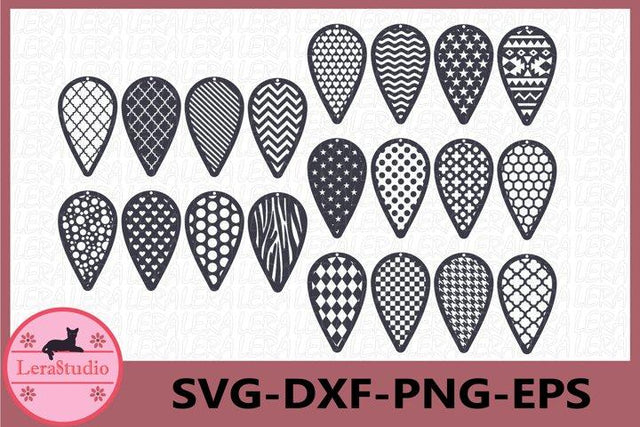 Leather Earrings Svg SVG Lerastudio 