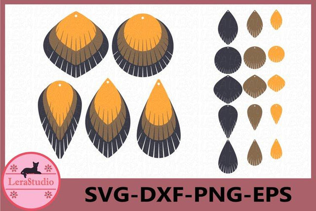 Leather Earrings Svg SVG Lerastudio 