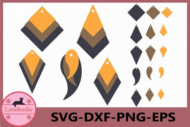 Leather Earrings Svg SVG Lerastudio 