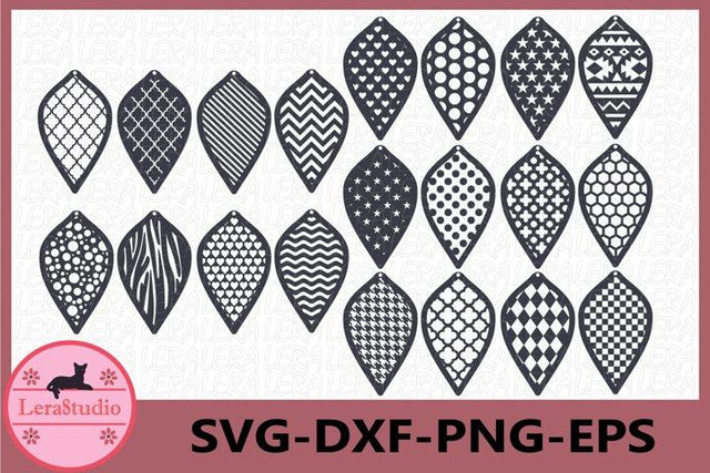 Leather Earrings Svg SVG Lerastudio 