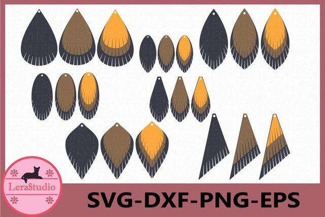 Leather Earrings Svg SVG Lerastudio 