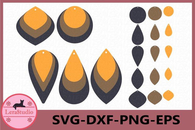 Leather Earrings Svg SVG Lerastudio 