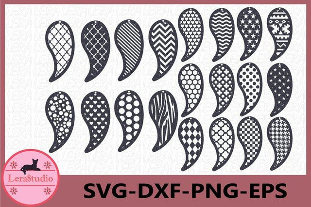 Leather Earrings Svg SVG Lerastudio 