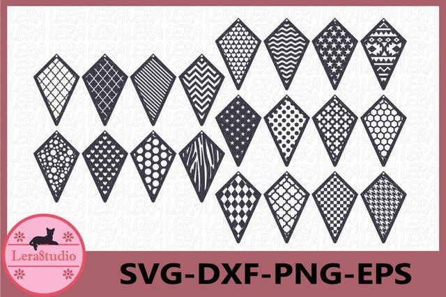 Leather Earrings Svg SVG Lerastudio 