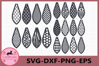 Leather Earrings Svg SVG Lerastudio 