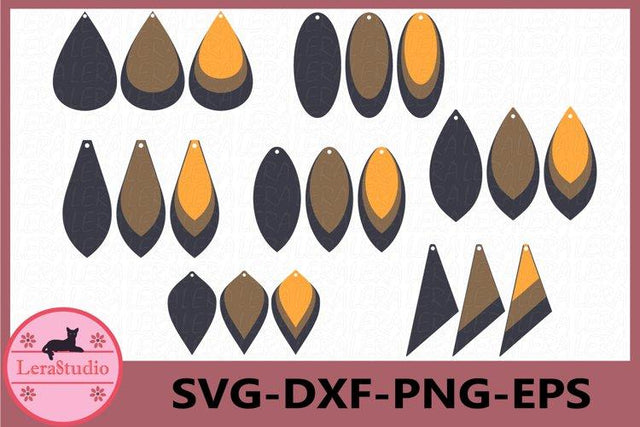 Leather Earrings Svg SVG Lerastudio 