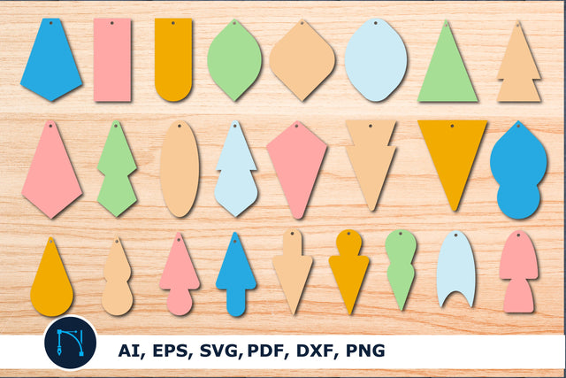 Leather Earrings template SVG bundle SVG MD JOYNAL ABDIN 