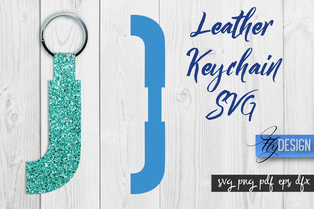 Leather Keychain Alphabet SVG | Key Fob Numbers SVG | Bag Tag Design SVG Fly Design 