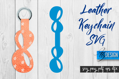 Leather Keychain Alphabet SVG | Key Fob Numbers SVG | Bag Tag Design SVG Fly Design 