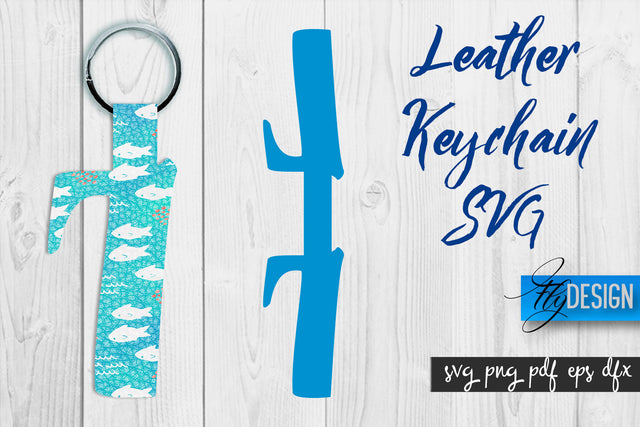 Leather Keychain Alphabet SVG | Key Fob Numbers SVG | Bag Tag Design SVG Fly Design 