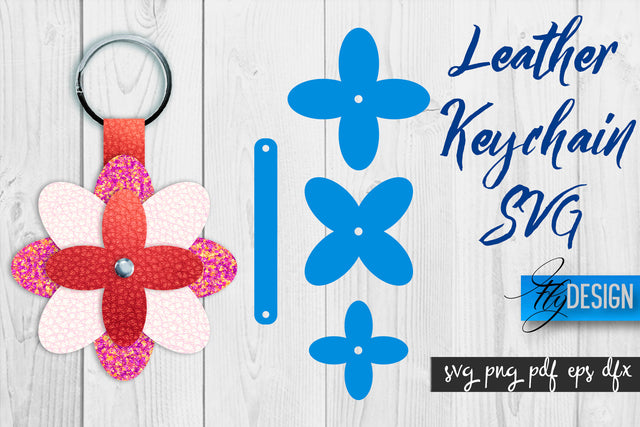 Leather Keychain Alphabet SVG | Key Fob Numbers SVG | Bag Tag Design SVG Fly Design 