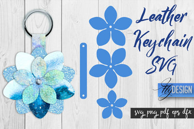 Leather Keychain Alphabet SVG | Key Fob Numbers SVG | Bag Tag Design SVG Fly Design 