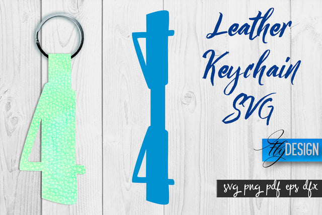 Leather Keychain Alphabet SVG | Key Fob Numbers SVG | Bag Tag Design SVG Fly Design 