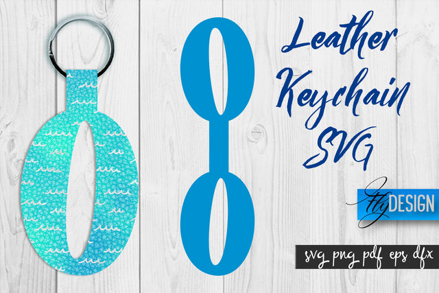 Leather Keychain Alphabet SVG | Key Fob Numbers SVG | Bag Tag Design SVG Fly Design 