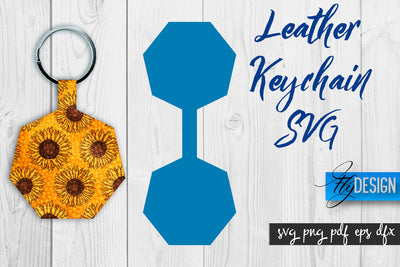 Leather Keychain SVG | Key Fob SVG | Bag Tag Design SVG Fly Design 