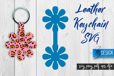 Leather Keychain SVG | Key Fob SVG | Bag Tag Design SVG Fly Design 