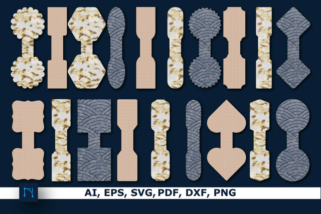 Leather Keychain Template SVG Bundle SVG MD JOYNAL ABDIN 