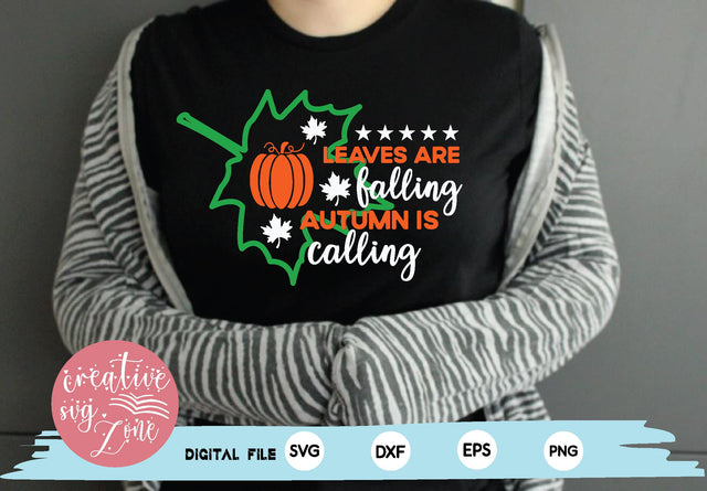 leaves are falling autumn is calling SVG md faruk hossain 